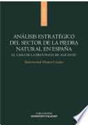 Libro Análisis estratégico del sector de la piedra natural en España