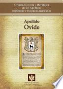 Libro Apellido Ovide