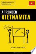 Libro Aprender Vietnamita - Rápido / Fácil / Eficaz