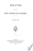 Libro Boletín de la Real Academia de la Historia