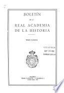 Libro Boletín de la Real Academia de la Historia