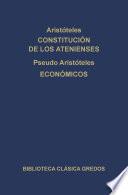 Libro Constitución de los Atenienses. Económicos.