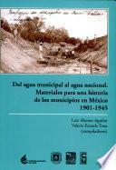 Libro Del agua municipal al agua nacional