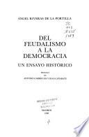 Libro Del feudalismo a la democracia