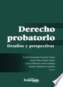 Libro Derecho probatorio: desafíos y perspectivas