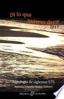 Libro Di Lo Que Quieres Decir 2017