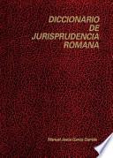 Libro Diccionario de jurisprudencia romana