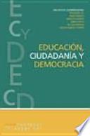 Libro Educación, ciudadanía y democracia