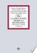 Libro Educación desde la Sociología