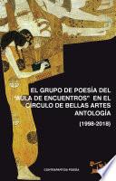 Libro El Grupo de Poesía del “AULA DE ENCUENTROS“ en el circulo de Bellas Artes