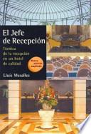 Libro El jefe de recepción