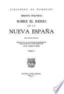 Libro Ensayo político sobre el reino de la Nueva España