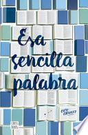 Libro ESA Sencilla Palabra