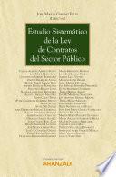 Libro Estudio sistemático de la Ley de contratos del sector público