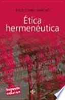 Libro Ética hermenéutica