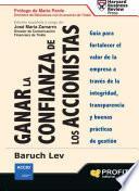 Libro Ganar la confianza de los accionistas