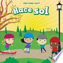 Libro Hace sol (It's Sunny)