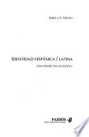 Libro Identidad hispánica/latina