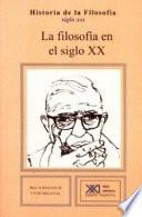 Libro La filosofía en el siglo XX