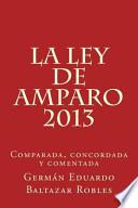 Libro La Ley de Amparo 2013