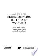 Libro La nueva representación política en Colombia