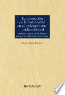 Libro La protección de la maternidad en el ordenamiento jurídico laboral