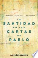 Libro La Santidad en las Cartas de Pablo