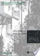 Libro Lecciones de arquitectura