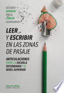 Libro Leer y escribir en las zonas de pasaje