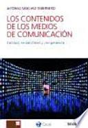 Libro Los contenidos de los medios de comunicación