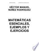 Libro MATEMÁTICAS ESENCIALES, EJEMPLOS Y EJERCICIOS