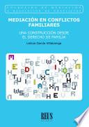 Libro Mediación en conflictos familiares