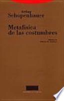 Libro Metafísica de las costumbres