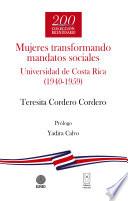 Libro Mujeres transformando mandatos sociales