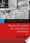 Libro Museo de cuadros de costumbres y variedades. Tomo I y II