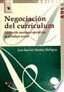 Libro Negociación del currículum