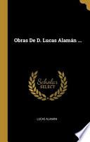 Libro Obras De D. Lucas Alamán ...