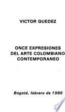 Libro Once expresiones del arte colombiano contemporáneo