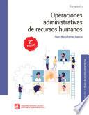 Libro Operaciones administrativas de recursos humanos 2.ª edición 2020