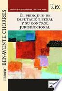 Libro Principio de imputación penal y su control jurisdiccional