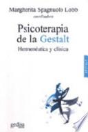 Libro Psicoterapia de la Gestalt