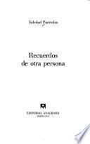 Libro Recuerdos de otra persona