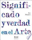 Libro Significado y verdad en el Arte