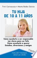 Libro Tu hija de 10 a 11 años