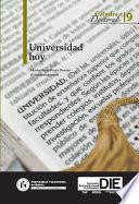 Libro Universidad hoy