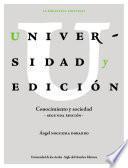 Libro Universidad y edición