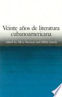 Libro Veinte años de literatura cubanoamericana