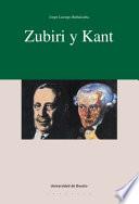 Libro Zubiri y Kant